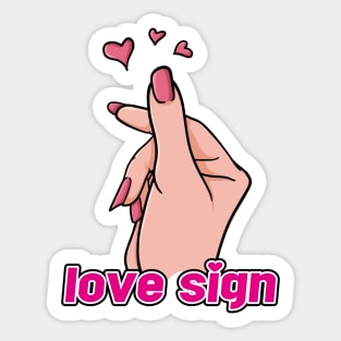 love sign Sticker